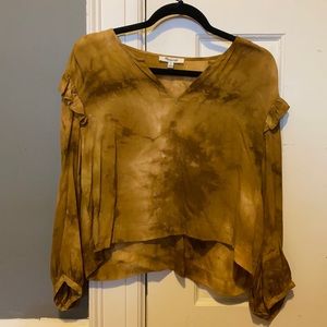 Madewell tie-dye blouse. New